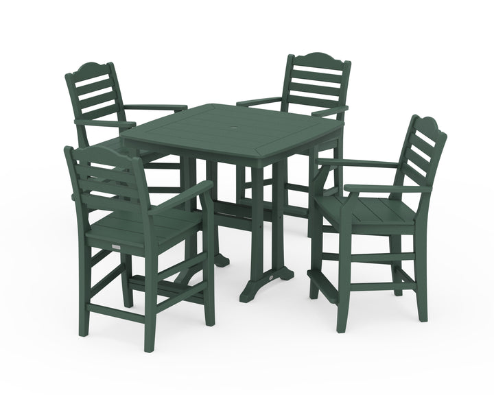 Draper James™ by  POLYWOOD® Savannah 5-Piece Counter Set with Trestle Legs