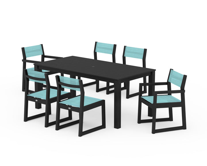 POLYWOOD® EDGE Sling 7-Piece Parsons Dining Set