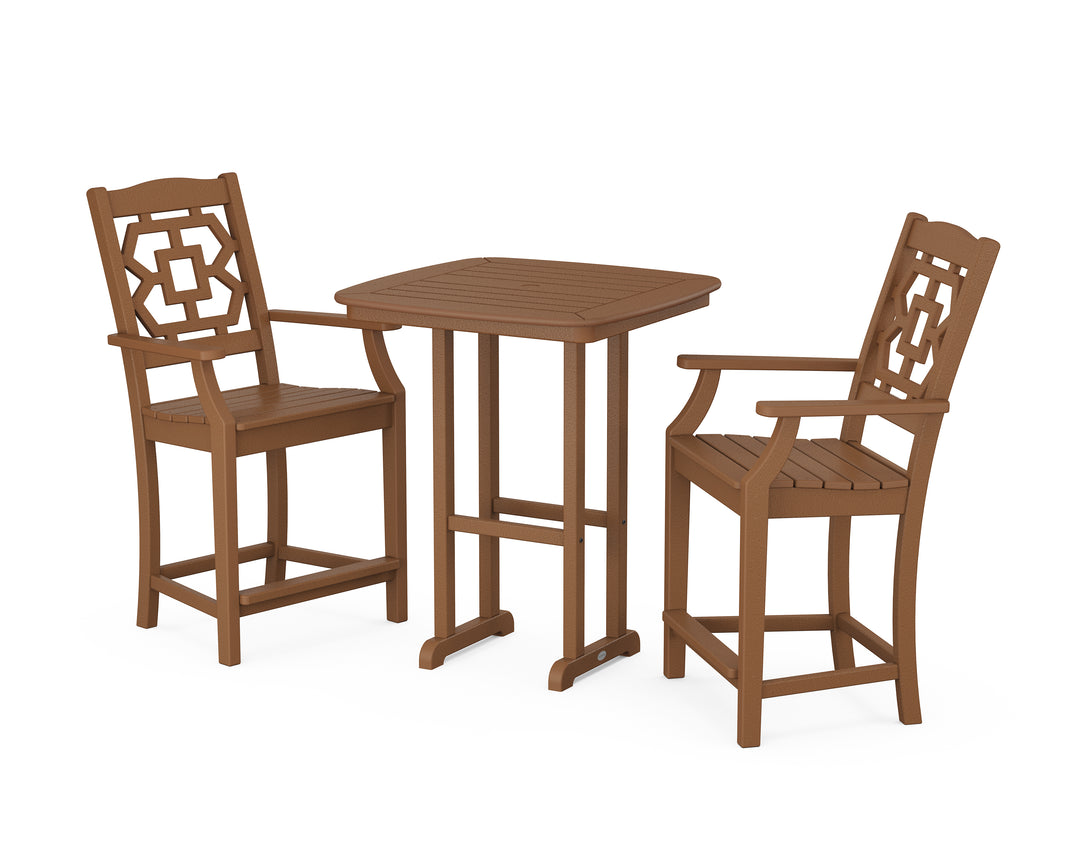 Martha Stewart by POLYWOOD® Chinoiserie 3-Piece Counter Set