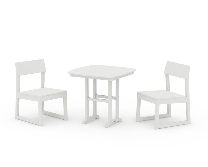 POLYWOOD® EDGE Side Chair 3-Piece Dining Set