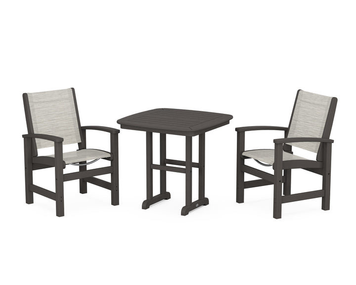 POLYWOOD® Coastal 3-Piece Dining Set