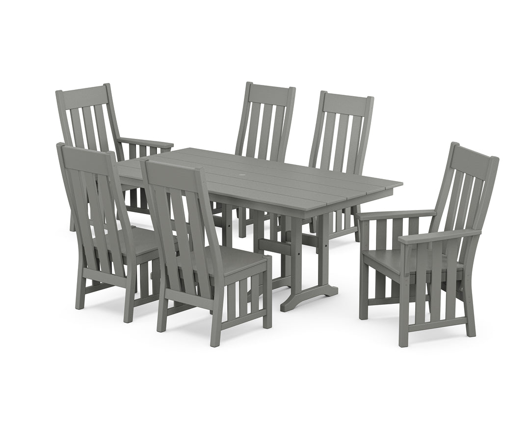 Martha Stewart by POLYWOOD® Acadia 7-Piece Farmhouse Dining Set