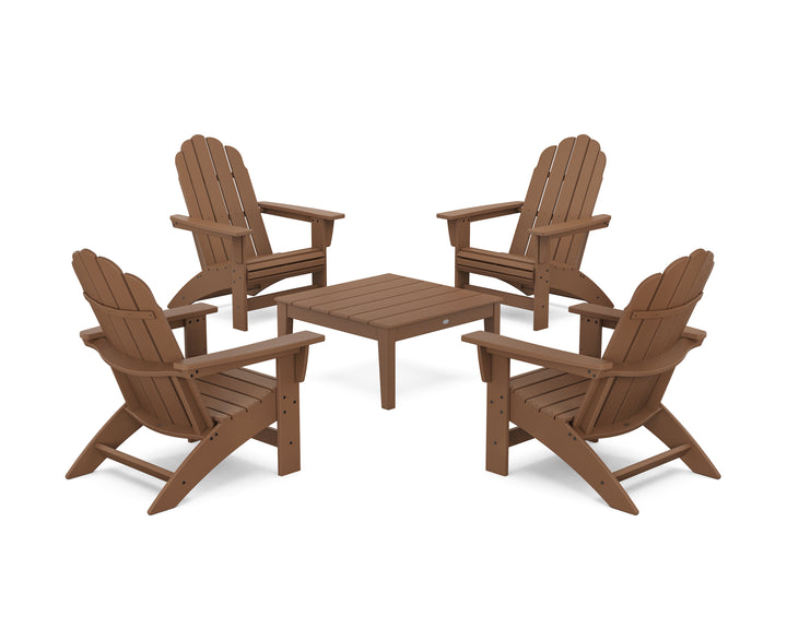 POLYWOOD® 5-Piece Vineyard Grand Adirondack Chair Conversation Group