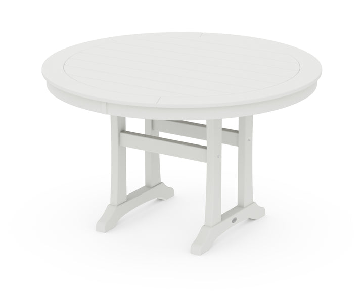 POLYWOOD® Nautical Trestle 48" Round Dining Table