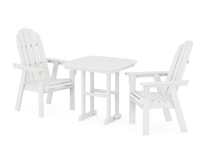 Vineyard Adirondack 3-Piece Dining Set