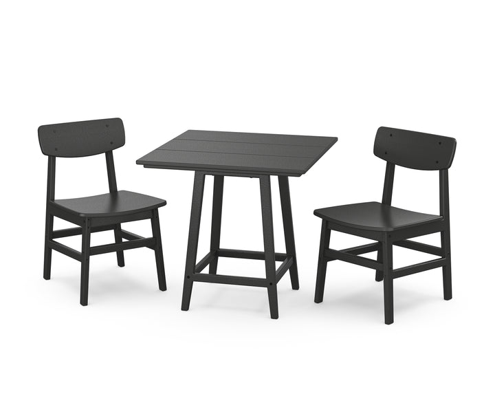 POLYWOOD® Modern Studio Urban Chair 3-Piece Bistro Dining Set