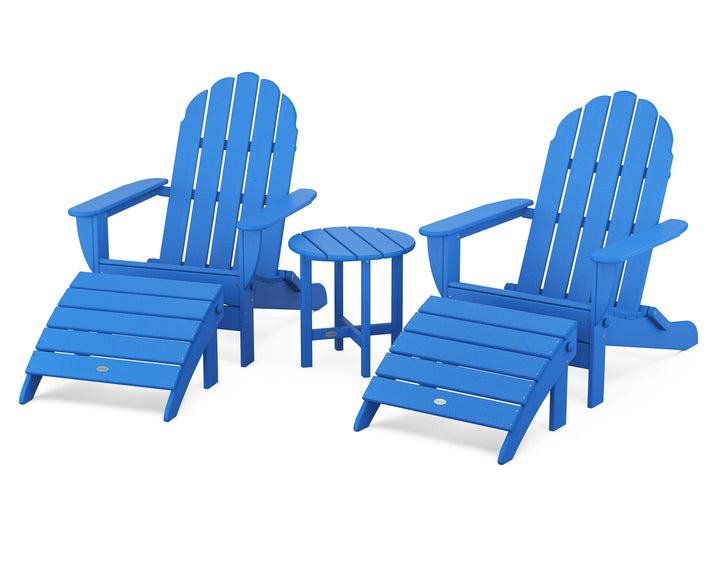 POLYWOOD® Classic Oversized Adirondack 5-Piece Casual Set