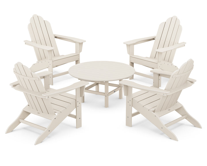 POLYWOOD® Long Island Adirondack 5-Piece Conversation Group