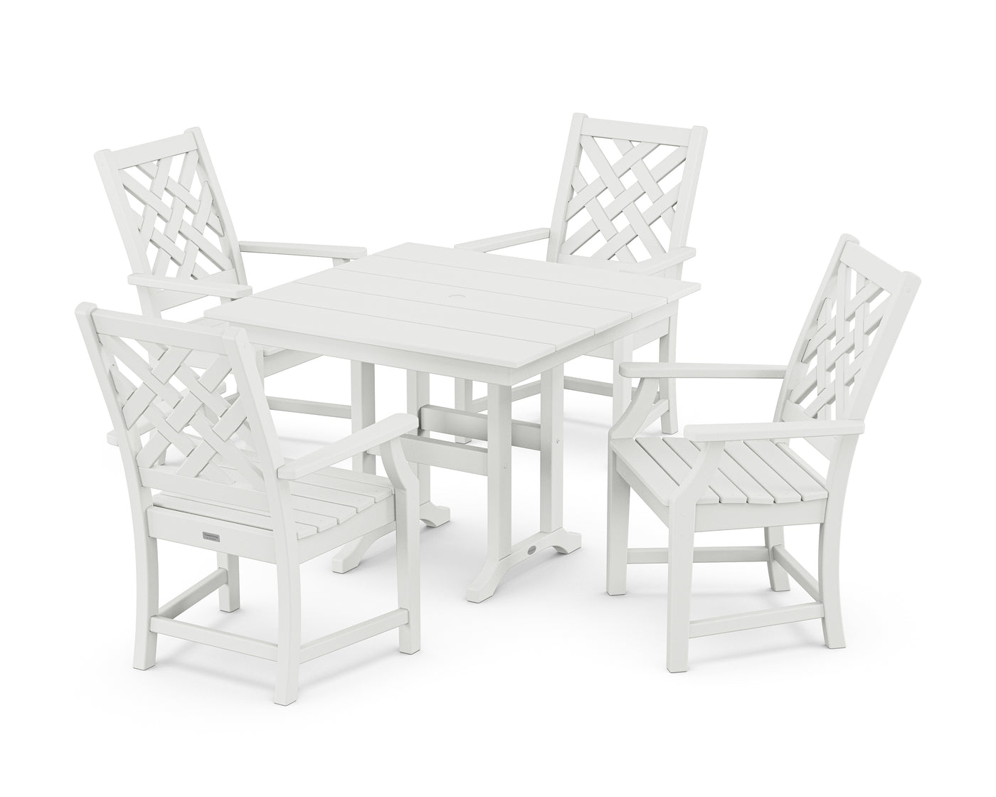 Wovendale 5-Piece Farmhouse Dining Set