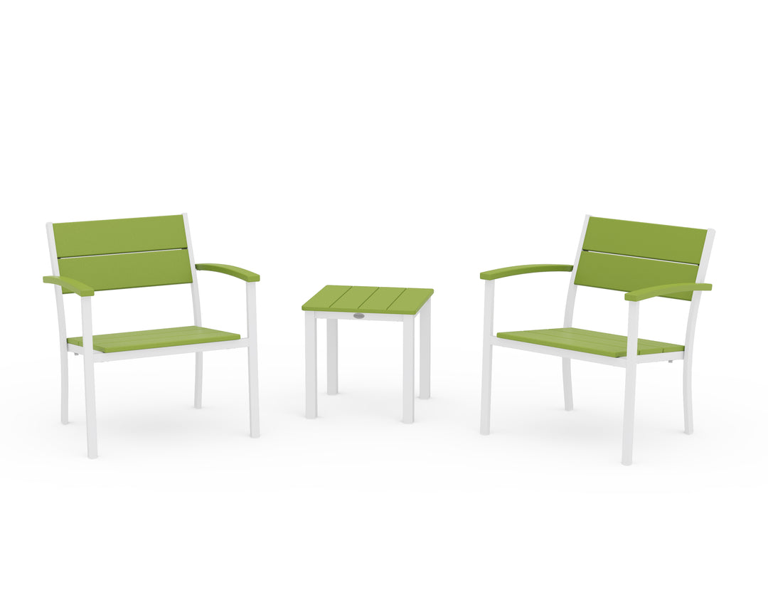 POLYWOOD® Main Street 3-Piece Lounge Chair Set