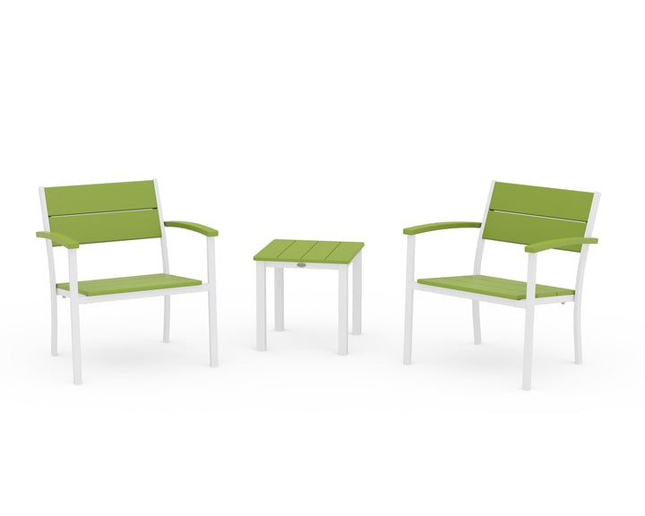 POLYWOOD® Main Street 3-Piece Lounge Chair Set