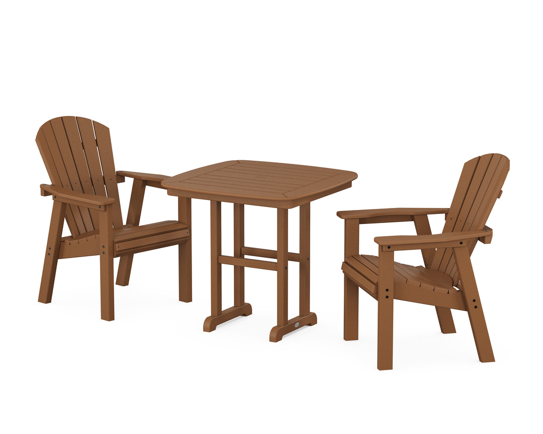 POLYWOOD® Seashell 3-Piece Dining Set