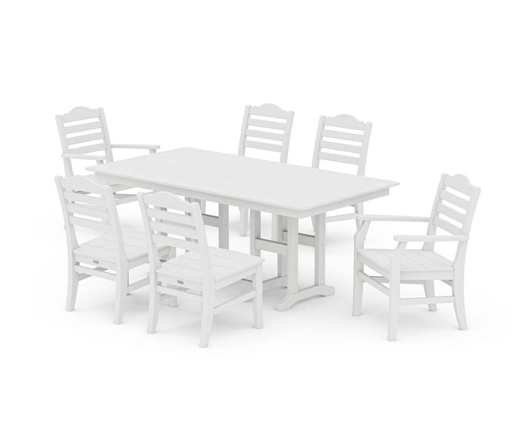 POLYWOOD® Savannah 7-Piece Farmhouse Dining Set