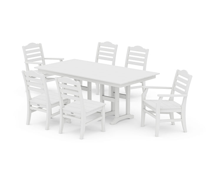 POLYWOOD® Savannah 7-Piece Farmhouse Dining Set