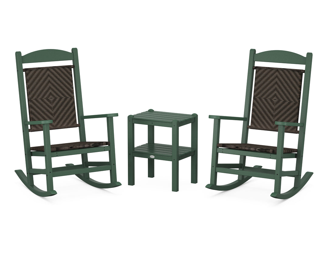 POLYWOOD® Presidential Woven Rocker 3-Piece Set