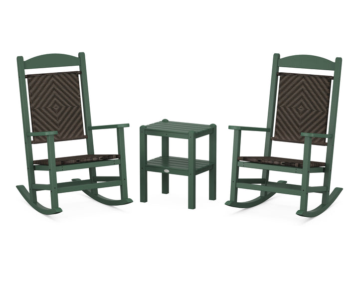 POLYWOOD® Presidential Woven Rocker 3-Piece Set