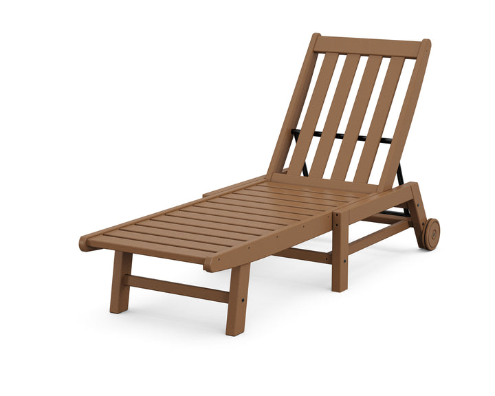 POLYWOOD® Vineyard Chaise with Wheels