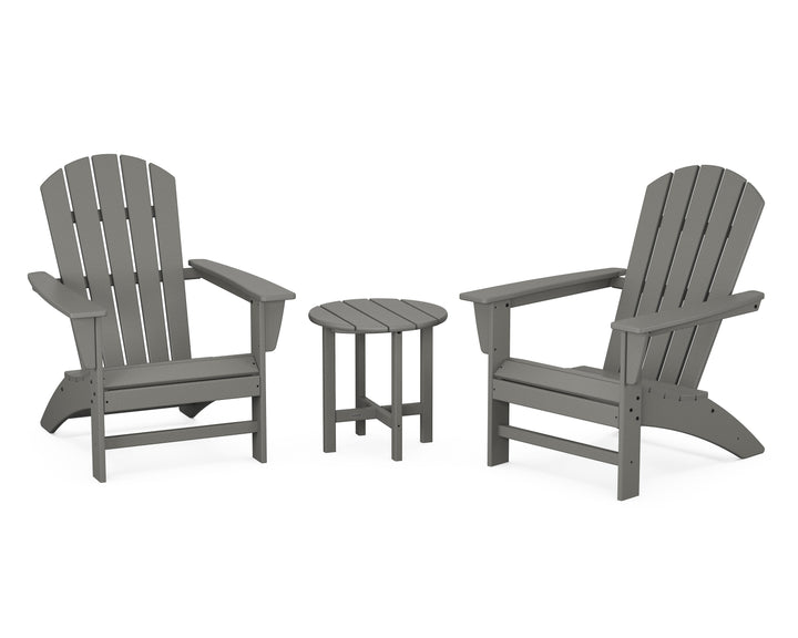 POLYWOOD® Nautical 3-Piece Adirondack Set