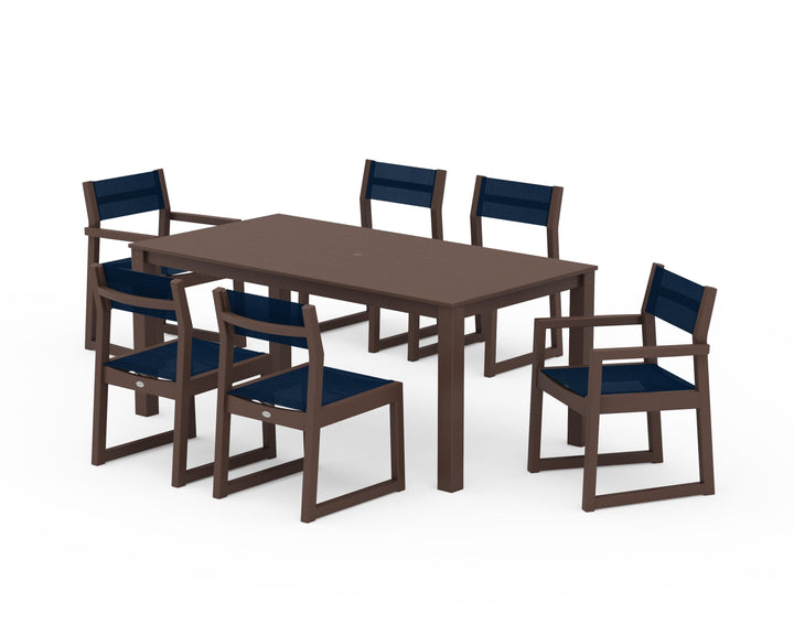 POLYWOOD® EDGE Sling 7-Piece Parsons Dining Set