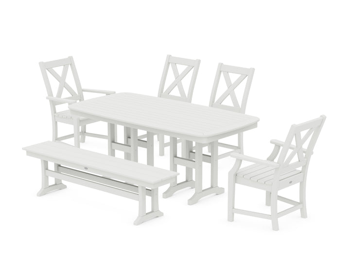POLYWOOD® Braxton 6-Piece Dining Set with Bench