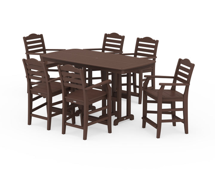 Draper James™ by  POLYWOOD® Savannah Arm Chair 7-Piece Counter Set