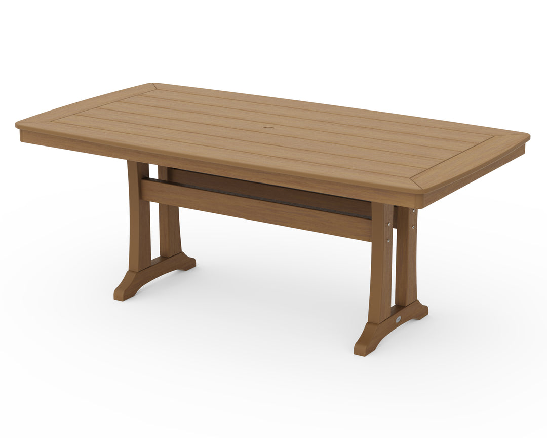 POLYWOOD® Nautical Trestle 38" x 73" Dining Table
