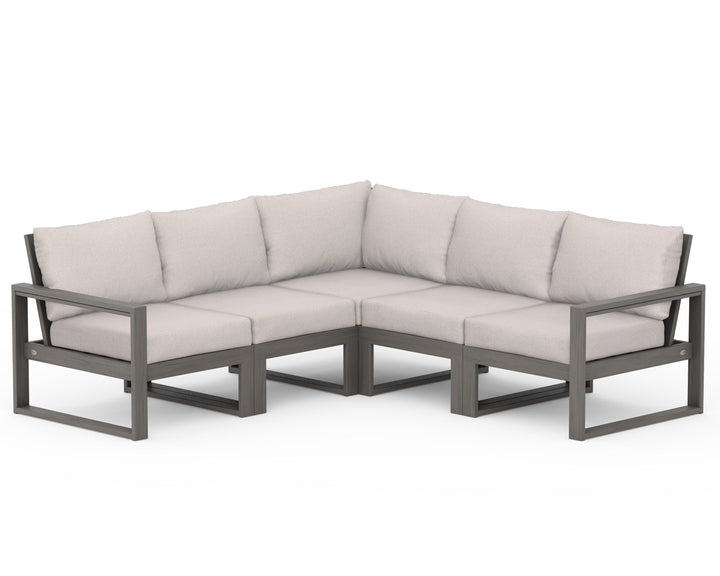 POLYWOOD® EDGE 5-Piece Modular Deep Seating Set
