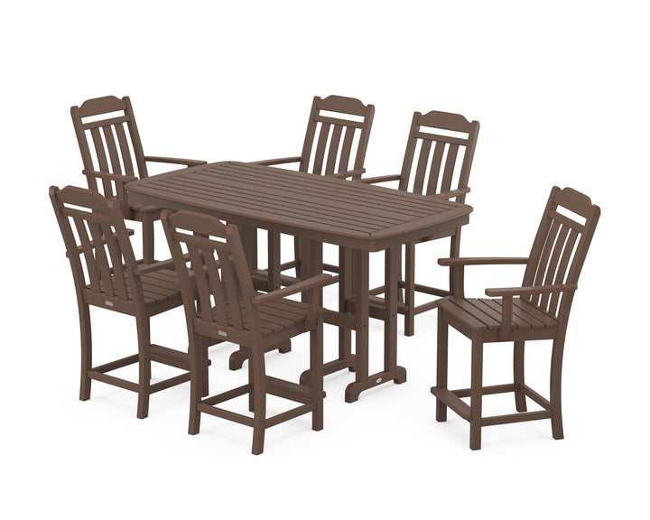 Country Living Cottage Arm Chair 7-Piece Counter Set