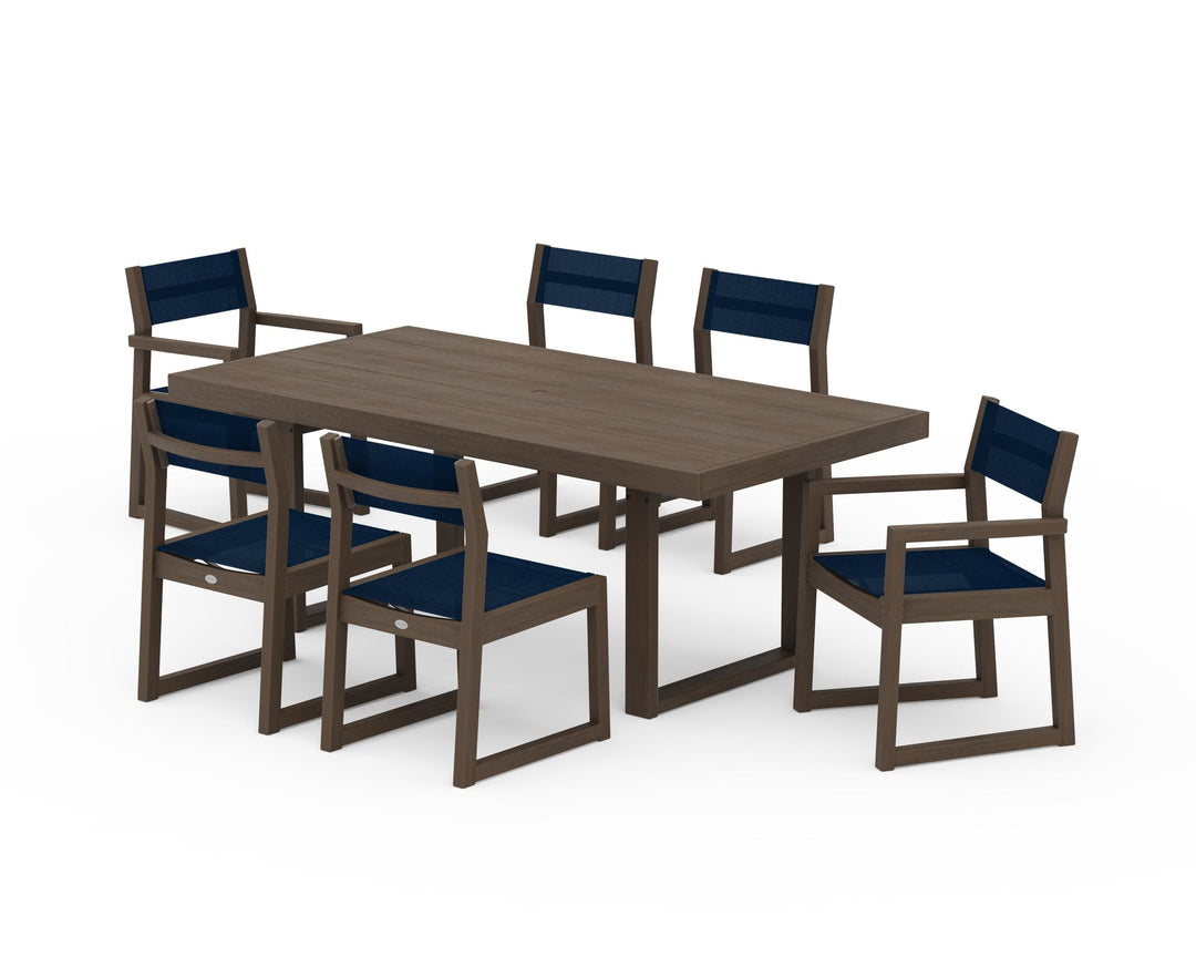 POLYWOOD® EDGE Sling 7-Piece Dining Set