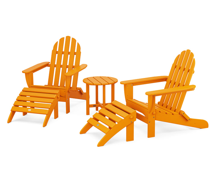 POLYWOOD® Classic Adirondack 5-Piece Casual Set