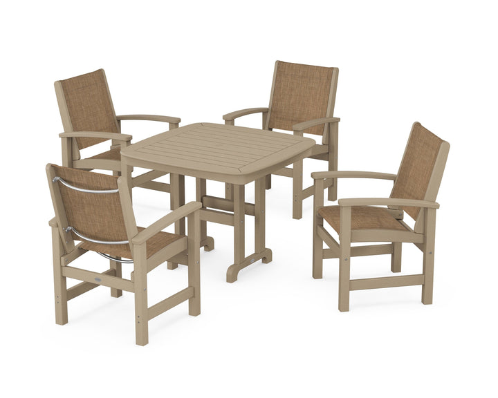 POLYWOOD® Coastal 5-Piece Dining Set