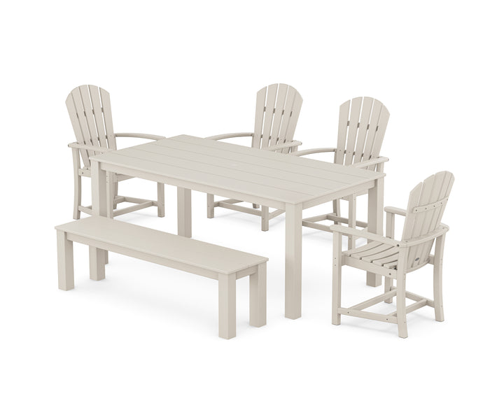 POLYWOOD® Palm Coast 6-Piece Parsons Dining Set with Bench