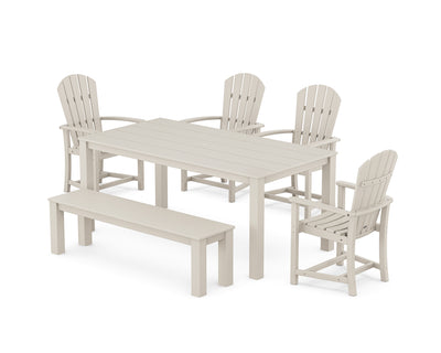 Palm Coast 6-Piece Parsons Dining Set with Bench