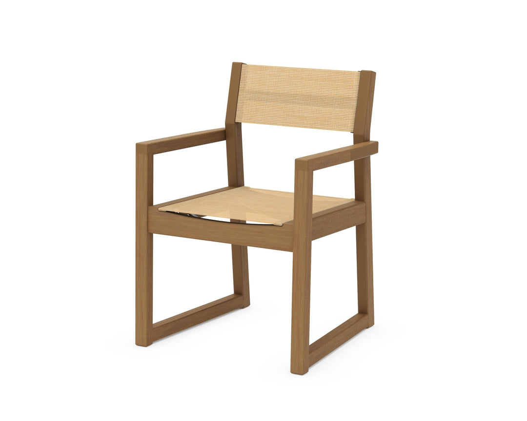 POLYWOOD® EDGE Sling Dining Arm Chair