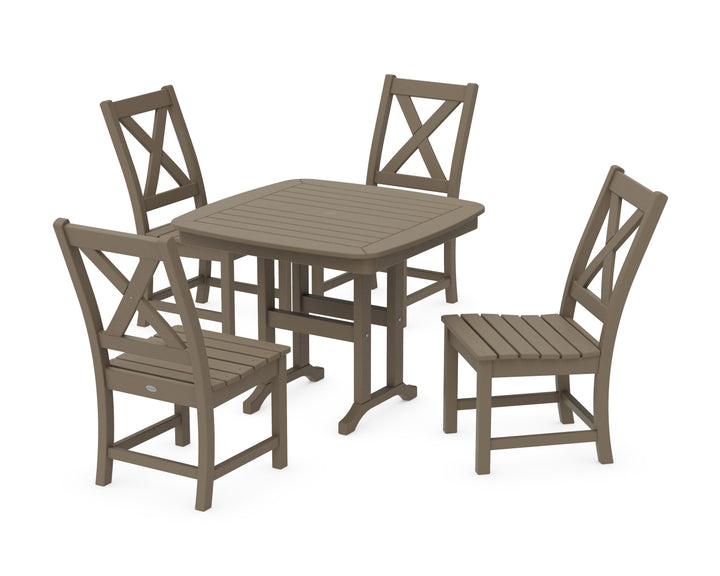 POLYWOOD® Braxton Side Chair 5-Piece Dining Set