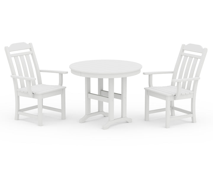 Country Living Cottage 3-Piece Farmhouse Dining Set