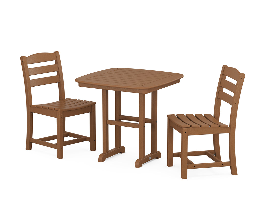 POLYWOOD® La Casa Café Side Chair 3-Piece Dining Set