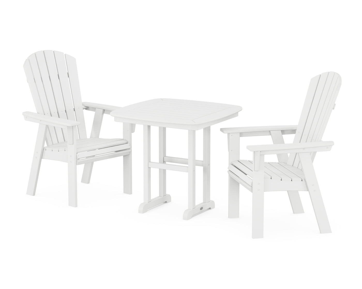 Nautical Adirondack 3-Piece Dining Set