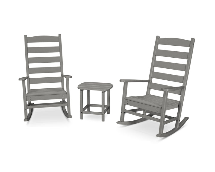 POLYWOOD® Shaker 3-Piece Porch Rocking Chair Set