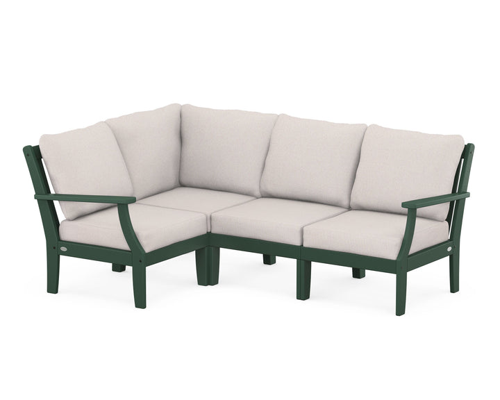 POLYWOOD® Braxton Modular 4-Piece Deep Seating Set