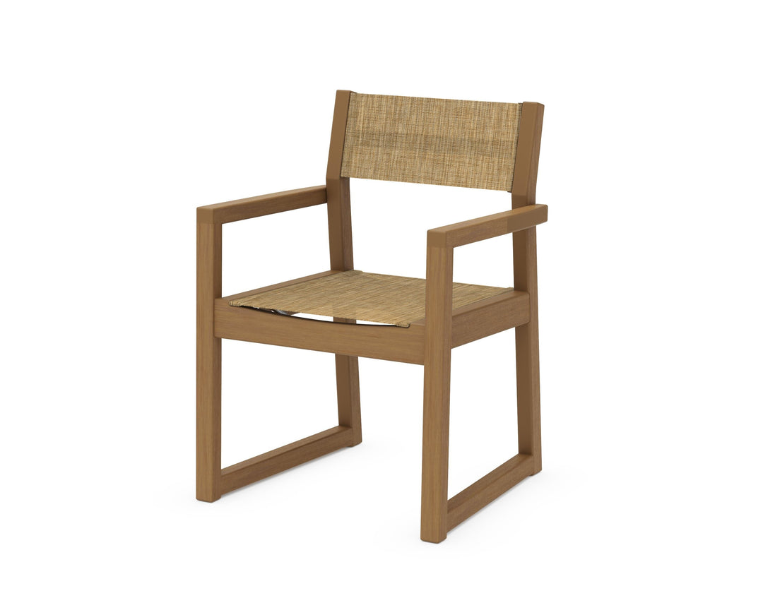 POLYWOOD® EDGE Sling Dining Arm Chair