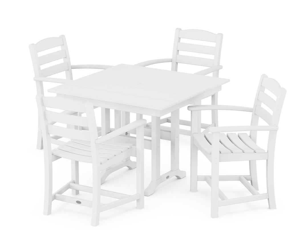 POLYWOOD® La Casa Café 5-Piece Farmhouse Dining Set