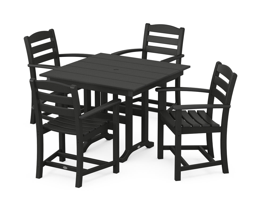 POLYWOOD® La Casa Café 5-Piece Farmhouse Dining Set