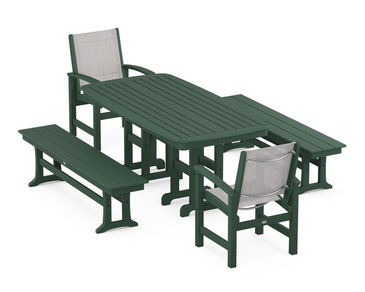 POLYWOOD® Coastal 5-Piece Dining Set