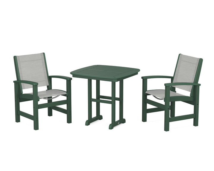 POLYWOOD® Coastal 3-Piece Dining Set