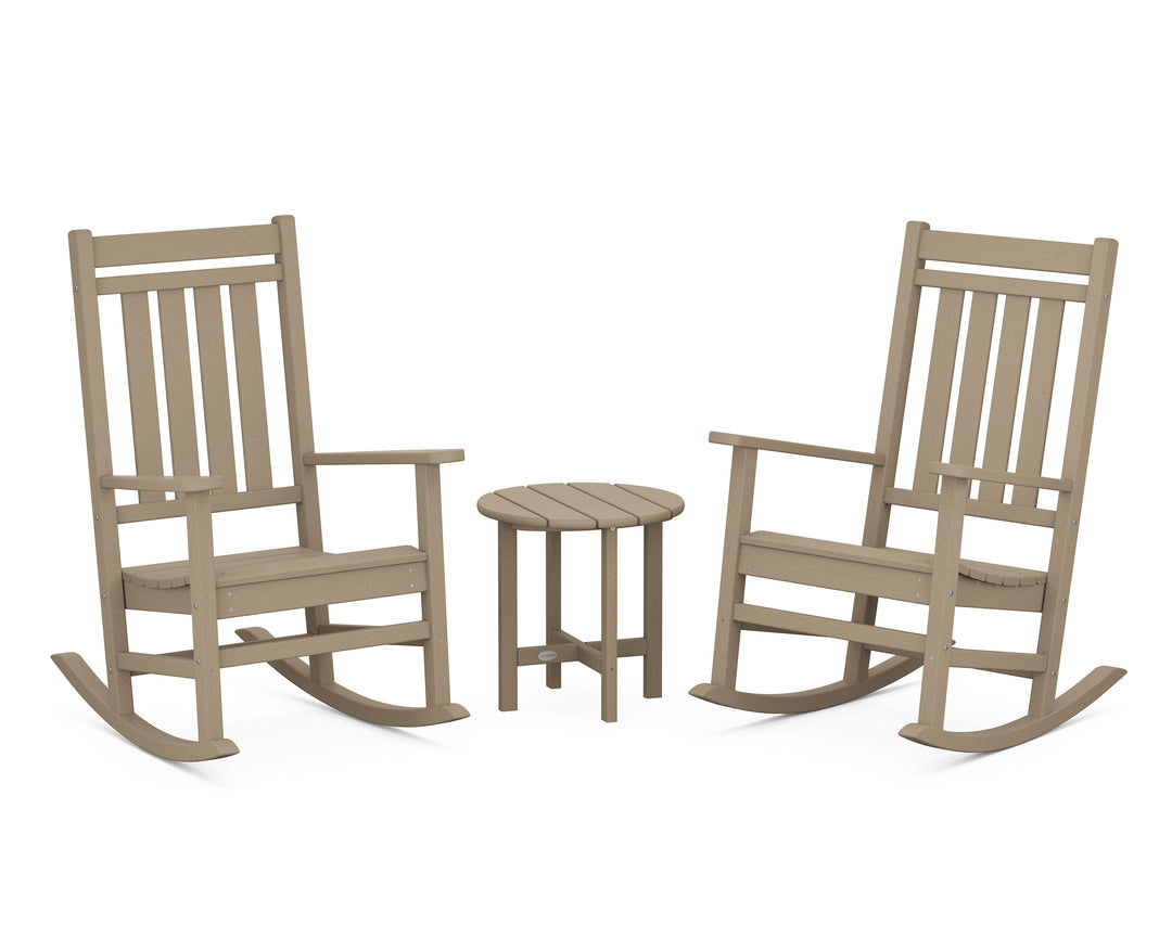 POLYWOOD® Estate 3-Piece Rocking Chair Set