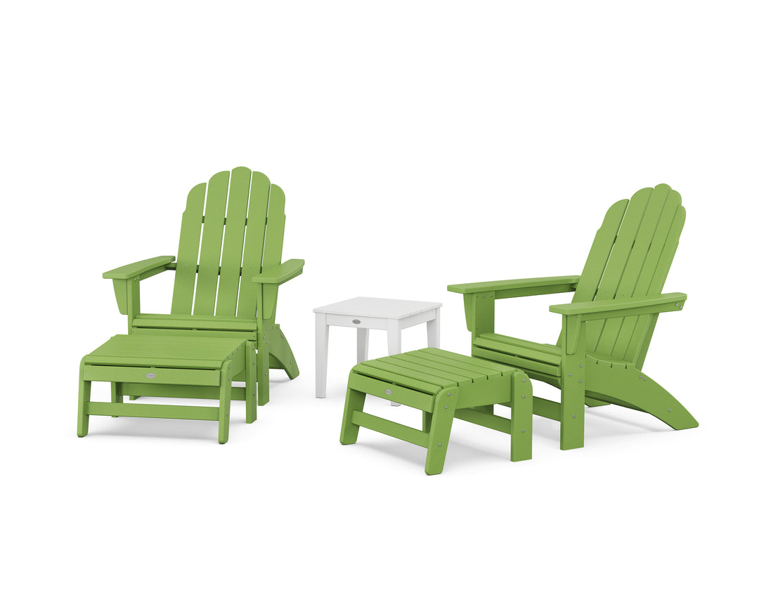 POLYWOOD® 5-Piece Vineyard Grand Adirondack Set