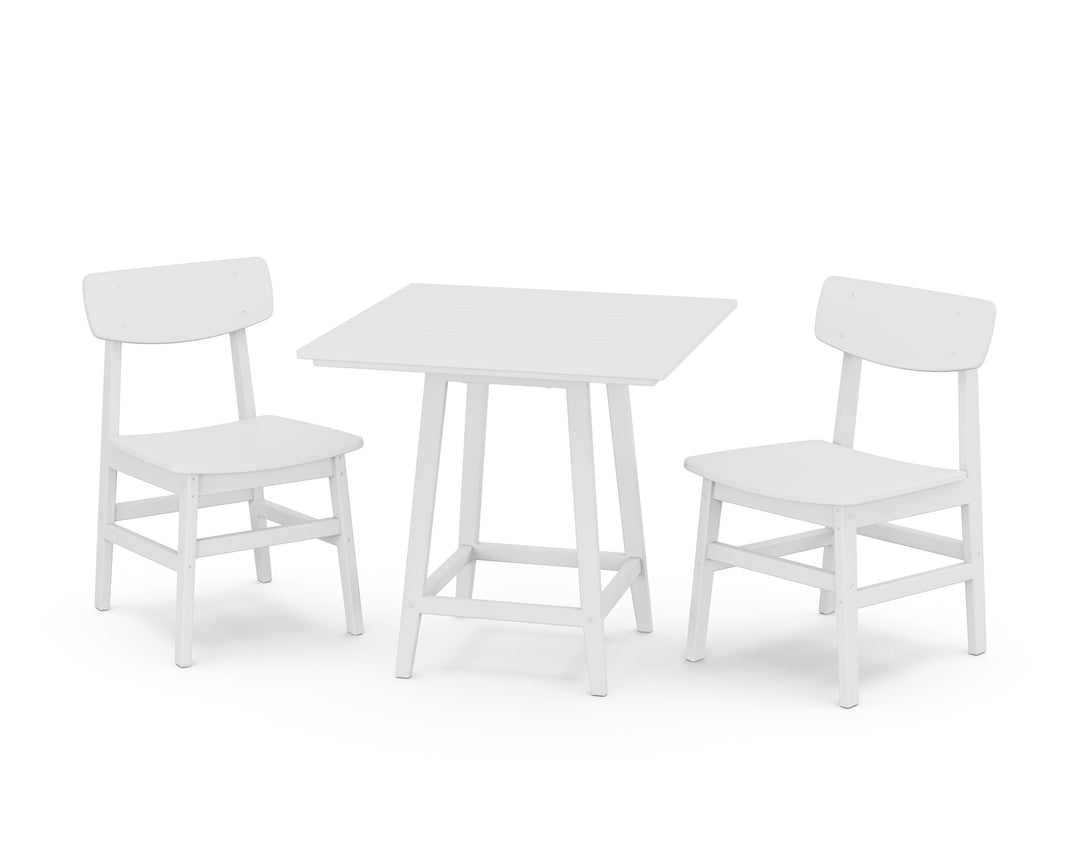 POLYWOOD® Modern Studio Urban Chair 3-Piece Bistro Dining Set