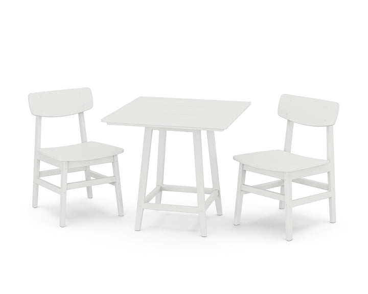 POLYWOOD® Modern Studio Urban Chair 3-Piece Bistro Dining Set