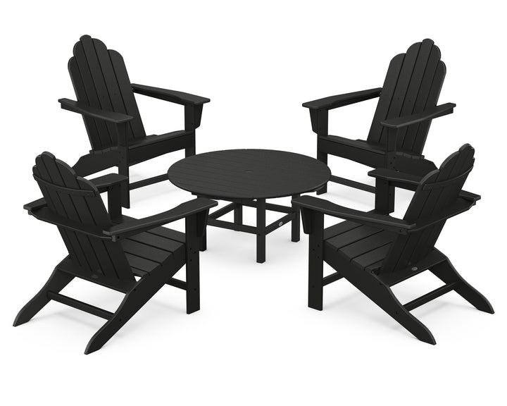 POLYWOOD® Long Island Adirondack 5-Piece Conversation Group